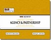 Bar Secrets: Agency Partnership (Saccuzzo & Johnson)