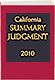 California Summary Judgement 2010 CEB