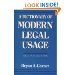 A Dictionary of Modern Legal Usage (Bryan A. Garner) 2nd. Edition Paperback