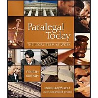 West's Paralegal Today: The Legal Team at Work 5th. Edition (Miller)