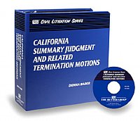 California Summary Judgement and Related Termination Motions (Bader) The Rutter Group