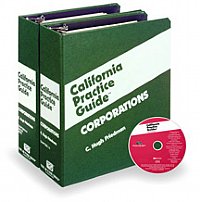 Rutter's California Corporations Practice Guide (Friedman)  Print Version Only