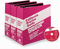 Rutter's California Employment Litigation (Chin, Cathcart, Axelrod & Wiseman) 3 Volume  Print Version Only