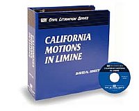 Rutter's California Motions in Limine (with CD-Rom)