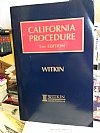California Procedure Witkin 5th. Edition 2015 Supplement. New Sealed! Supplement only.